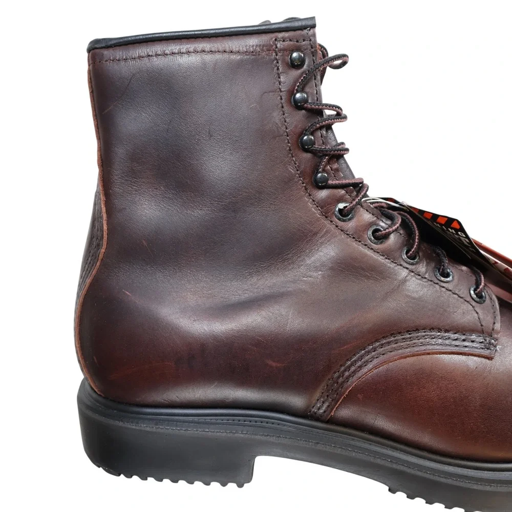 Red Wing 4412 Work Boots Mens 12 E2 Brown Leather Steel Toe Made in USA